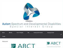 Tablet Screenshot of abctautism.com